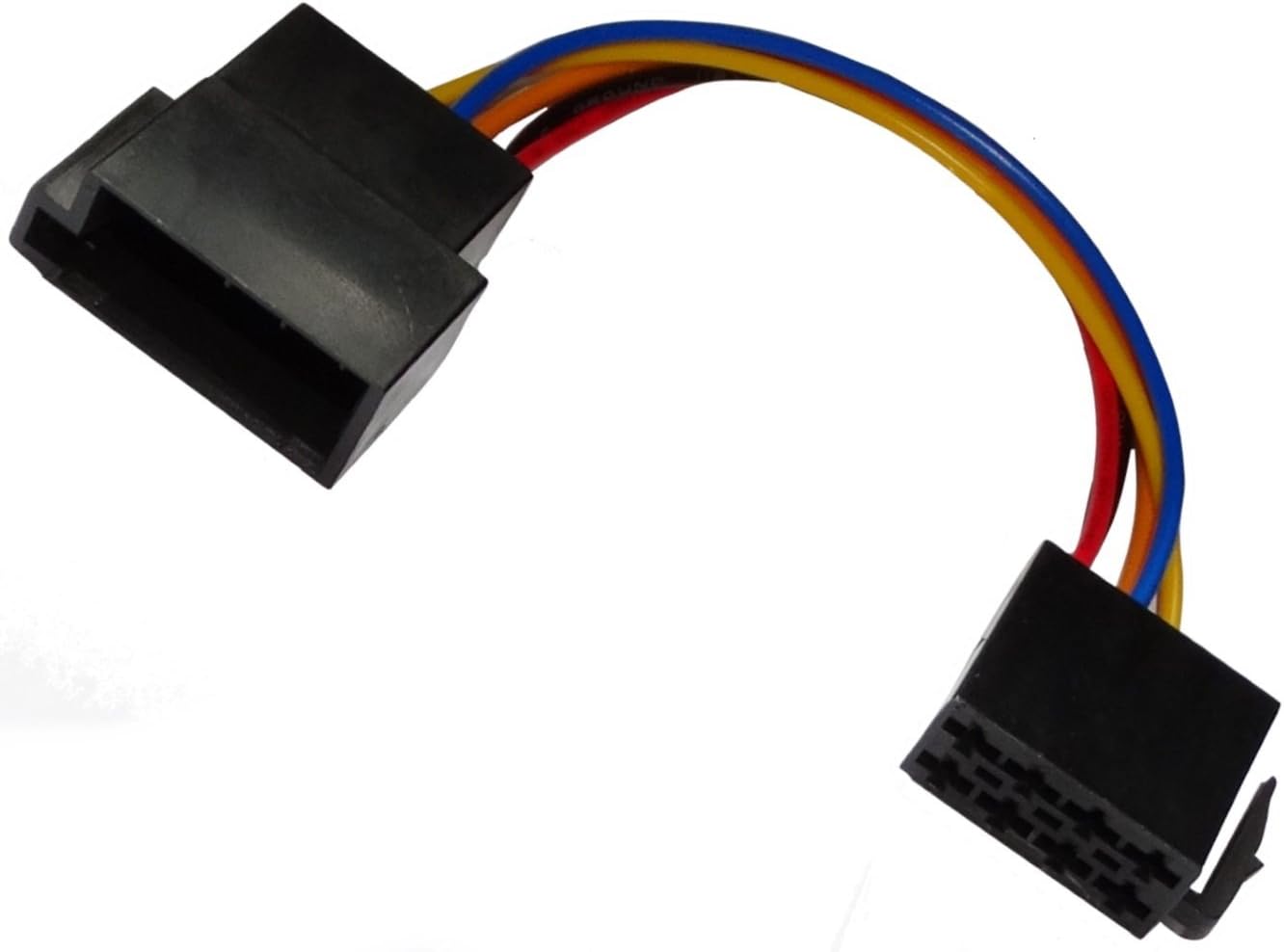 Aerzetix Connecteur Fiche ISO 8PIN + 5PIN Pour Autoradio Précâblée - Faisceau Universel Alimentation + Haut-Parleurs