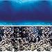 Vepotek Aquarium Background Deep Seabed/Coral Rock Double sides (Deep Seabed/Coral Rock, 48WX24H)