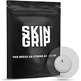 Skin Grip CGM Patches for Freestyle Libre 3 (20-Pack), Waterproof & Sweatproof for 10-14 Days, Pre-Cut Adhesive Tape, Continu