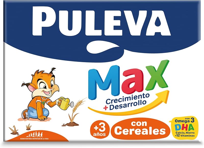 Max Leche de Crecimiento y Desarrollo con Cereales - Pack 6 x 1Lt