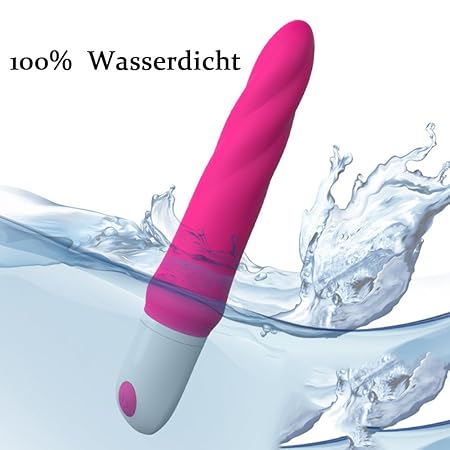 7 vibrationsmodi Deluxe Vibrator,Magic wand Kraftprotz,360° biegbar Silikon Massagegerät Mit akkubetrieb,Wasserdicht(Rosa)-A