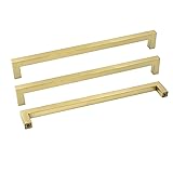 goldenwarm Gold Drawer Handles Square Cabinet Pulls
