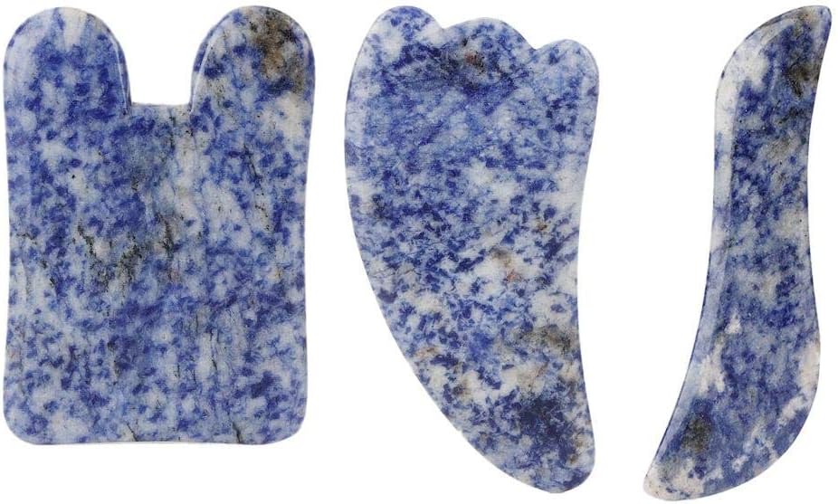 Scraping Massage Tool,High Quality Quartz Stone Scraping Plate GuaSha Board for SPA,Full Body Massage GuaSha Reduce Neck,Back Pain