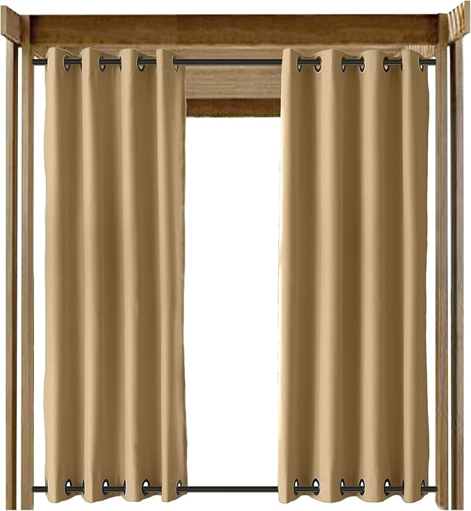 ChadMade Rideau Extérieur CoupeVent à œillets Supérieur et Inférieur