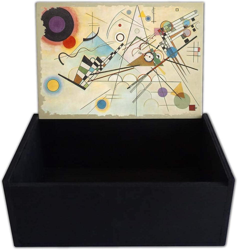 Capricci Italiani - Caja portaobjetos de Madera Kandinsky: Amazon.es: Joyería