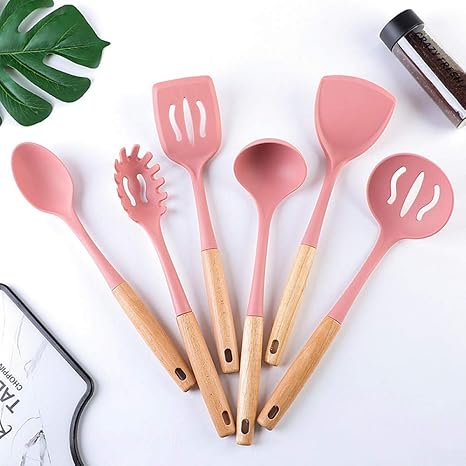 Amazon 調理器具 ノンスティックシリコンキッチン用品セット11ピース 収納バケット キッチンに適した高温キッ ツールセット オンライン通販