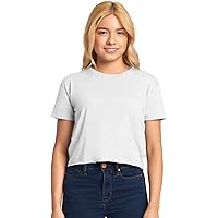 No No girls 4点セット Next Level N5080 Ladies Festival Cali Crop T-Shirt White at