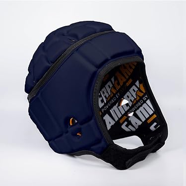 GameBreaker PRO Soft Headgear, D3O Protection for Football, Rugby, MMA, Lacrosse, Black, Medium, 7v7, Flag Football, Water Polo, Surfing
