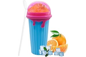 BOBALIFE BUBBLE TEA IN THE MAKING RAUMAXE Slushy Maker - 500ML Frozen Magic Cup - Large Capacity Cooling Maker - Freeze Mug for Milkshakes & Smoothies