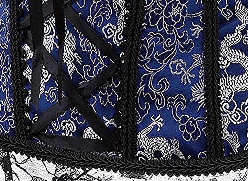 Zooma-Donna-Sexy-Corsetto-Bustino-Raso-Lacci-Burlesque-TopUnterwasche-Bustino