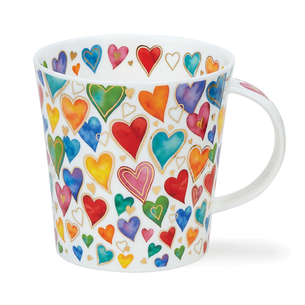 Dunoon Cairngorm Dazzle 0.48 Litre Mug (Hearts)