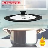 Walfos Universal Lid 3 Sizes Tempered Glass with Silicone Rim view 6