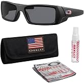 Oakley Standard Issue SI GASCAN USA FLAG Collection Sunglasses With Kit | Military Grade Sunglasses &bull; American Flag Collection &bull; 100% UV Protection &bull; Twin Toric HDO Optics &bull; Stress-Resistant Frame