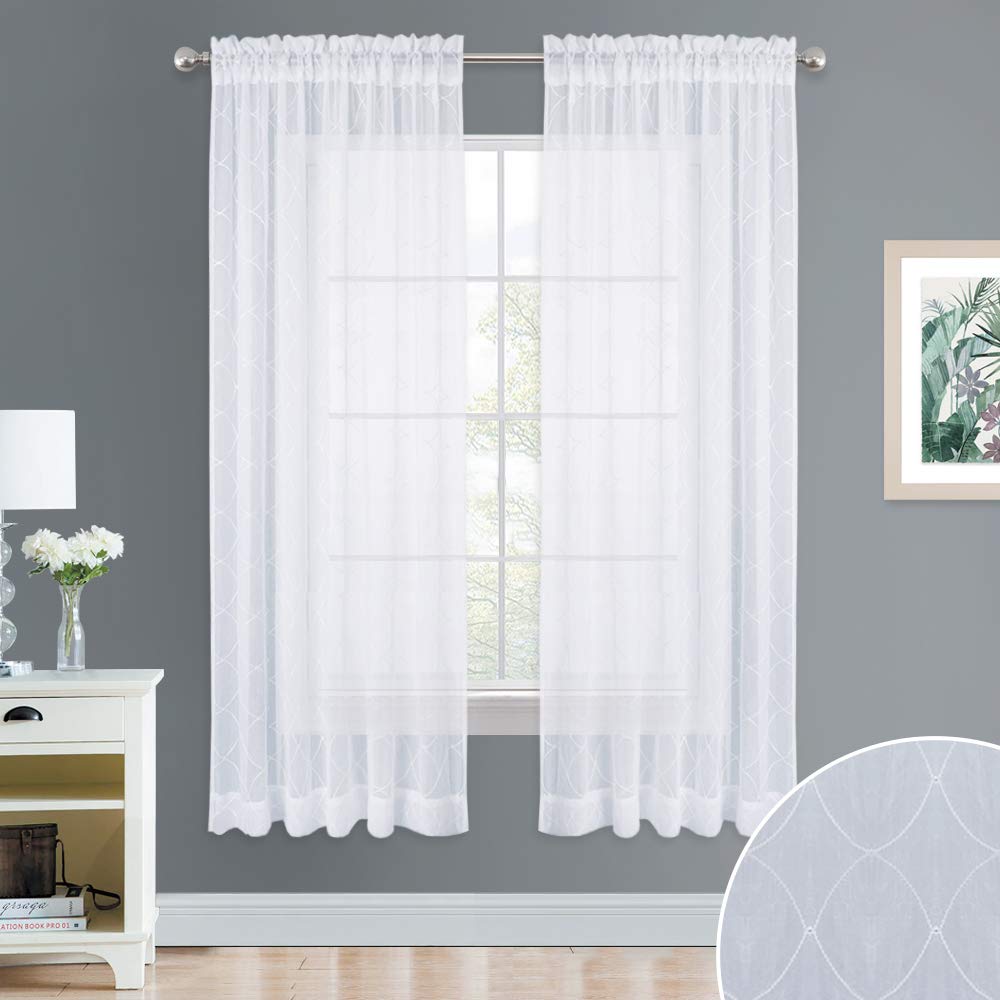 Best 5 Pc Embroidered Kitchen Curtains