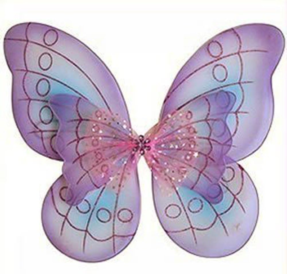 Cutie Collections Purple Butterfly Costume Dress-up Wings,One Size: Clothing