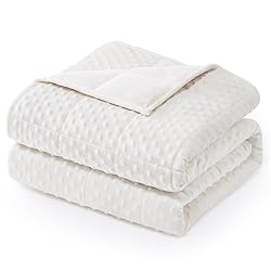 Wemore Minky Dot Weighted Blanket for Adults Queen