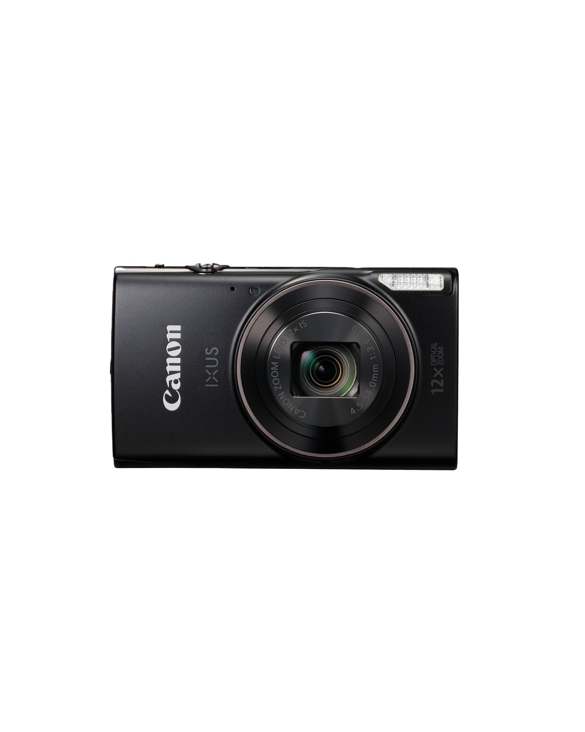 Canon IXUS 285 HS A Kompaktkamera, 20,2 MP, 12-Fach optischer Zoom, Full-HD-Video, WLAN, NFC, Digitalkamera für Reise und Alltag - Schwarz