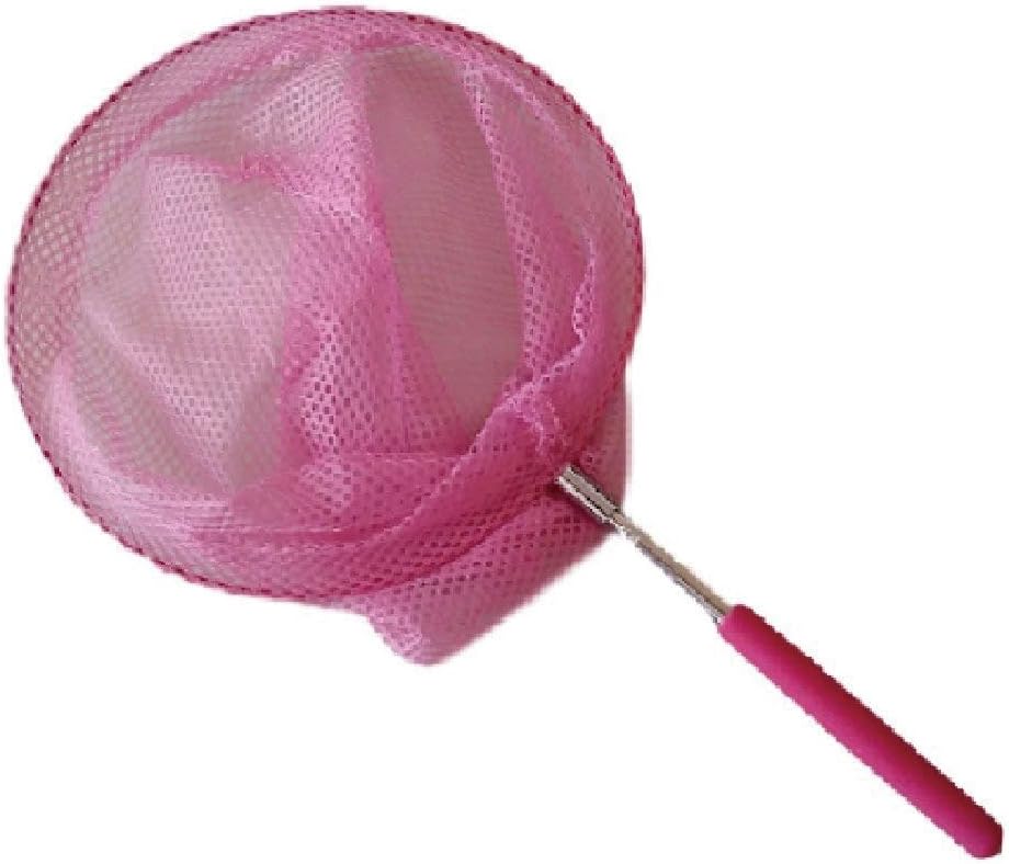 Amazon Campam 伸縮 自在 35cm 85cm 軽量 コンパクト 水陸両用 タモ 玉網 リュックにも入るコンパクトサイズ 子供用 テナガエビ ボート わかさぎ 船 筏 釣り 川遊び 磯遊び 海水浴 昆虫採集 虫取り 自由研究 キャンプ アウトドア パステルピンク