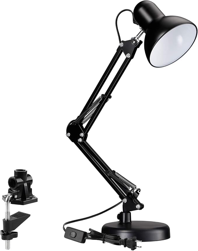 lamp with bendable arms