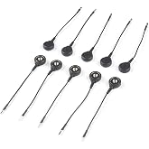 MyoWare 2.0 Reference Cable - 10 pack - Reach separate sections of the body or nonadjacent muscles near the targeted muscles - Attach a sensor pad to the electrode snap - Plug the pin into its housing