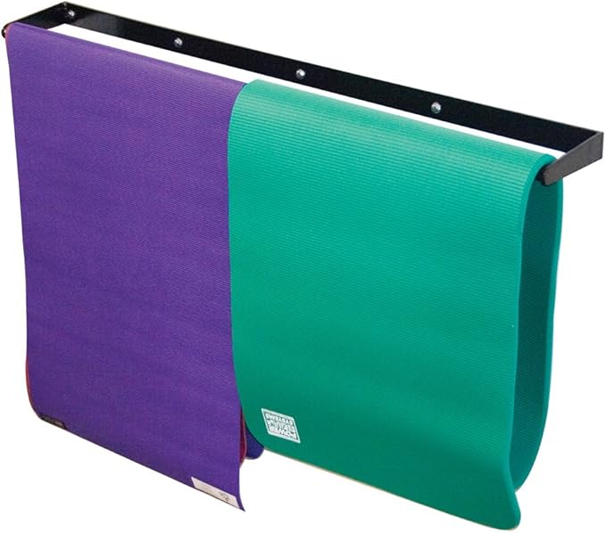 yoga mat storage rack wall mount