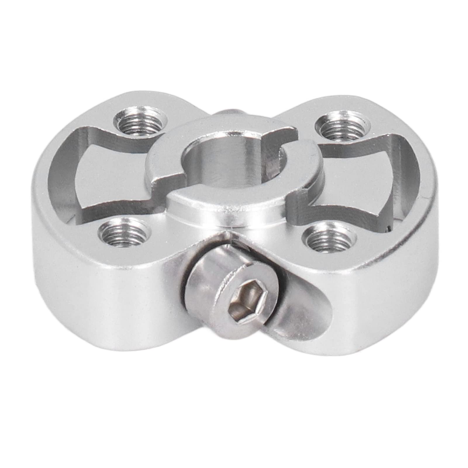 EVTSCAN Clamping Collar Aluminum Alloy Round Universal Hole High Speed Shaft Clamp 8mm Center Holes