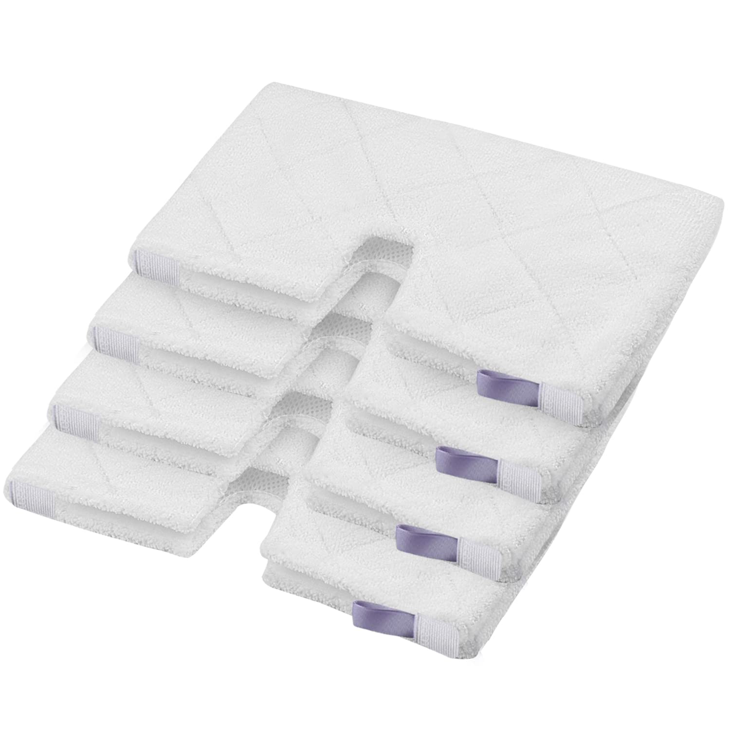 Photo 1 of MXZONE Replacement Microfiber Steam Mop pad Cleaning Pads for Shark Steam Pocket Mop S3500 Series S3550 S3501 S3601 S3601D S3901 S3801 S3801CO, White, S3501-White
