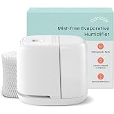 Canopy Bedside Humidifier 2.0, White, 2.5L, 36 Hr, Reading Light &amp; Sound