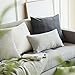 MIULEE Winter Pack of 2 Corduroy Soft Soild Decorative Square Throw Pillow Covers Set Cushion Cases Pillowcases for Sofa Bedroom Car 20 x 20 Inch 50 x 50 Cm Grey