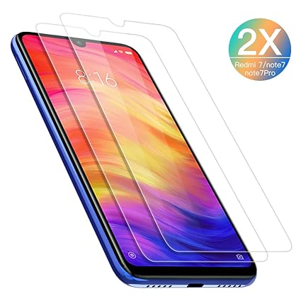 Wdcd 2 Pack Pellicola Compatibile Per Xiaomi Redmi 7note 7note 7 Progaranzia A Vita Vetro Temperato Protettiva Protezione Schermodurezza 9h