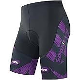 sponeed Men Bike Shorts Cushioned Biking Wear Gear Road Cycling Bottoms