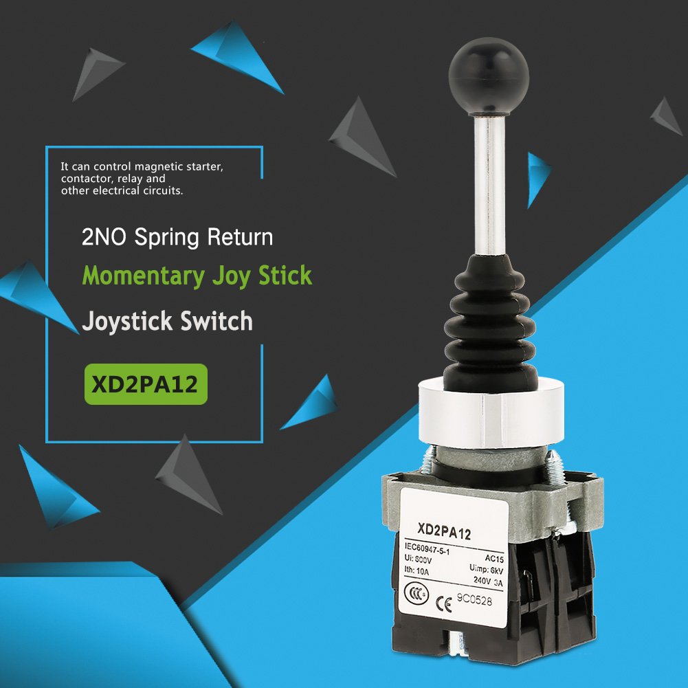 2 Position 2NO Momentary Type, Spring Return Momentary Joystick Switch