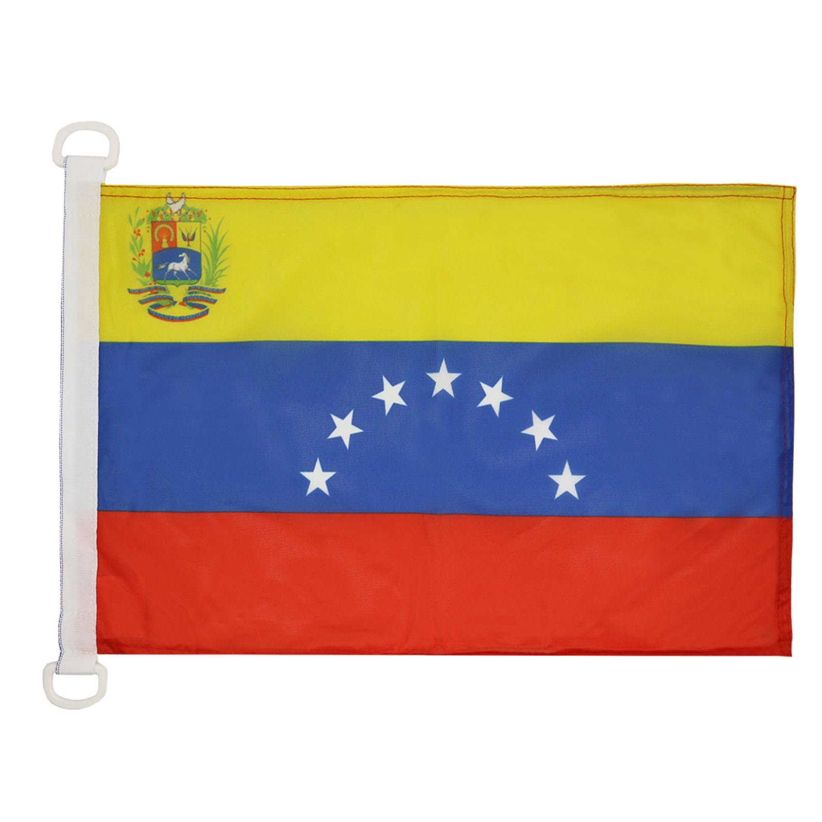 AZ FLAG Venezuela Old 7 stars with arms Nautical Flag 18'' x 12'', former Venezuelan flags 30 x 45 cm, Banner 12x18 in for boat
