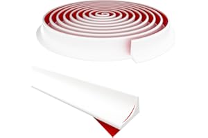 ZIBIAN Shower Threshold Water Dam, Collapsible Shower Water Guard, Self-Adhesive Silicone Waterproof Shower Water Blocker, Shower Splash Guard for Bathroom, Kitchen, Countertop (31inch,White)