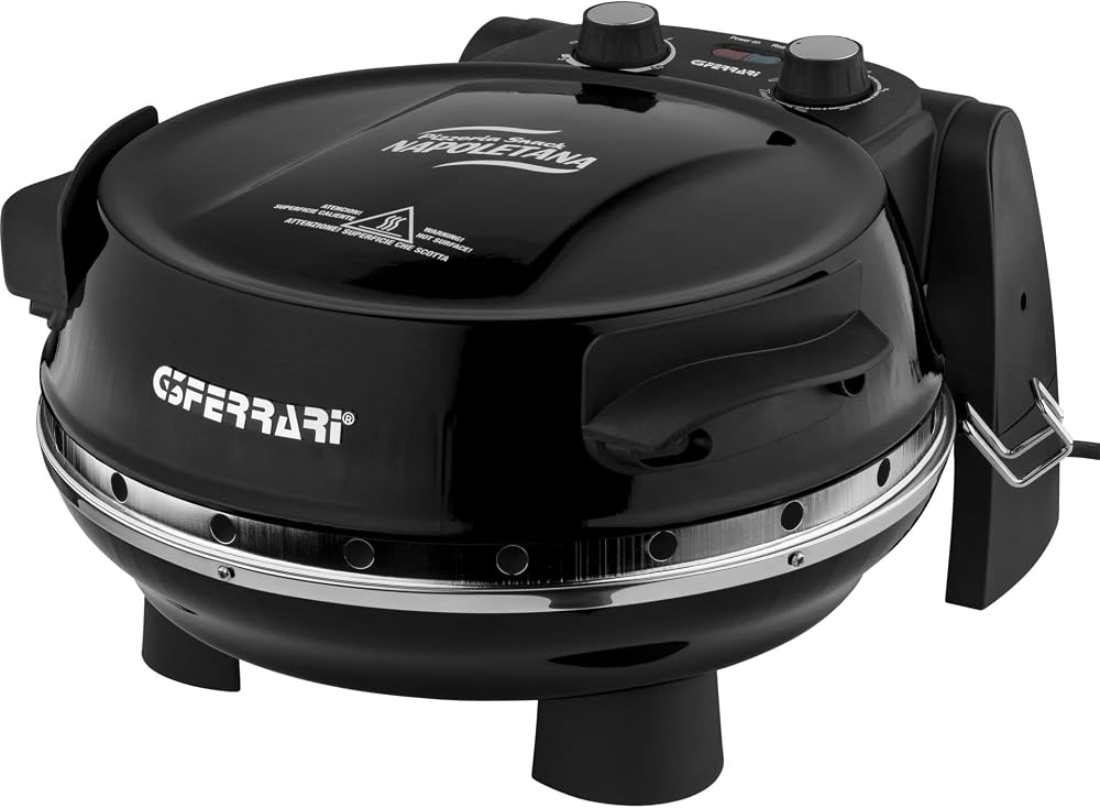 G3 Ferrari Napoletana Pizzeria Snack Pizza Oven G 10032 Nero - Fast Heating