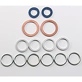 [OEM GASKETS!!!] 14pcs Transfer and Differential FillDrain Plug Gaskets Fit for Toyota Lexus 4Runner Land Cruiser Tundra Taco