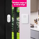 Byron Wireless Portable Doorbell Set 150 m Range 16 Melodies DBY-22311 view 2