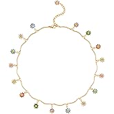 MEVECCO Gold Choker Necklace 14K Gold Plated Dainty Chain Short Necklace Delicate Fashion Choker Necklace Jewelry Gifts for Women