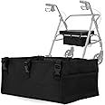 Vive Rollator Accessories Bag - Under Seat Rollator Walker Basket for Seniors - Extra Large - Underseat Pouch Tote for Rolling Walkers - with Reinforced Liner to Prevent Sagging