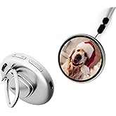 PINTURA x beam box Digital Badge Pin, Wearable GIF & Photo Display with Customizable Slideshow, Smart Pixel Badge with Touchs
