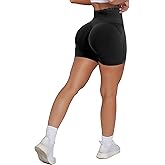 SZKANI Butt Lifting Workout Shorts for Women Booty Seamless Scrunch Butt Gym Shorts High Waist Yoga Biker Shorts
