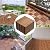 Yaheetech Deck Tiles Patio Pavers Interlocking Wood Composite Decking Flooring Deck Tiles 12 x 12’’Fir Wood Indoor Outdoor Applications Stripe Pattern, Natural Wood (54)