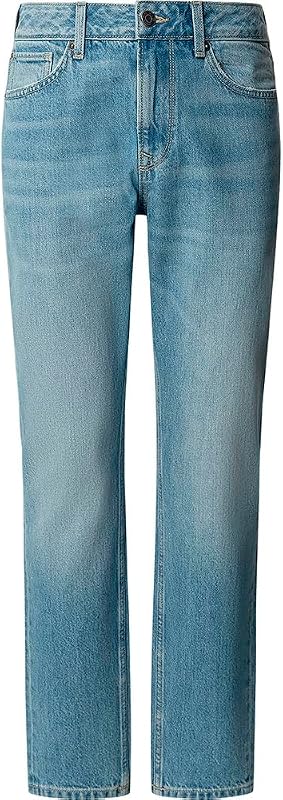 Tapered Jeans HW Violet, Blu (Denim-2vc), 31 W/30 L Donna
