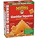 Annie's Cheddar Squares, Baked Cheese Crackers, 10 oz Box