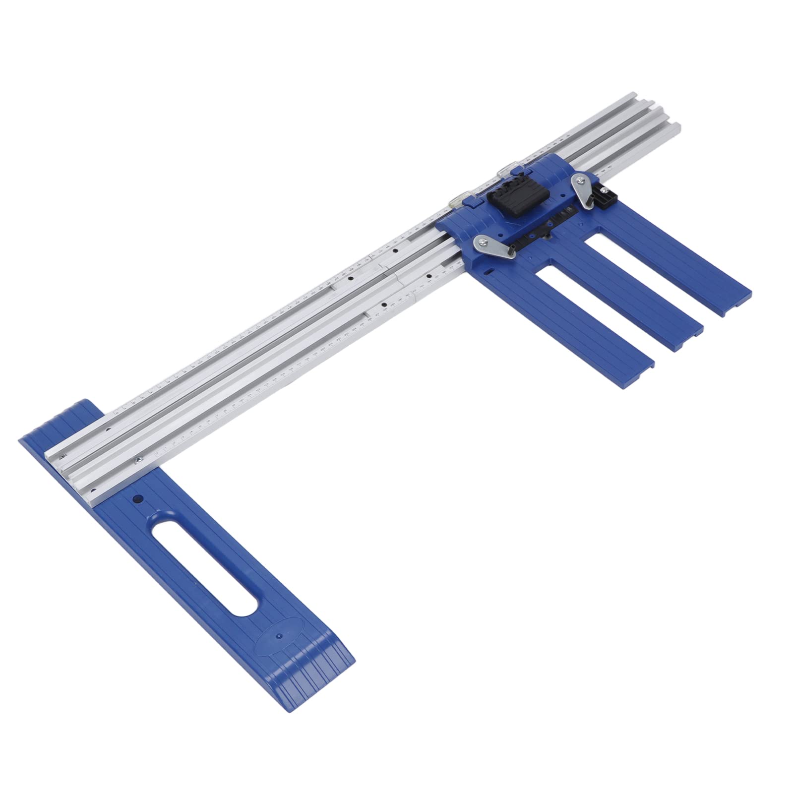 Kadimendium Woodworking Cutter Guide Rail, Circular Saw Cutting Guide Rail Multifunctional Aluminum Alloy Circular Saw Cutting Guide Track for Carpenter