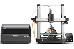 Anycubic Kobra 3 Combo 3D Printer, Multi-Color 3D Printer 4 Colors, Max 600mm/s Print Speed with ACE Pro Sealed Storage Keep Filament Dry, Print Smooth Ideal for All Skill Levels 9.8"x9.8"x10.2"