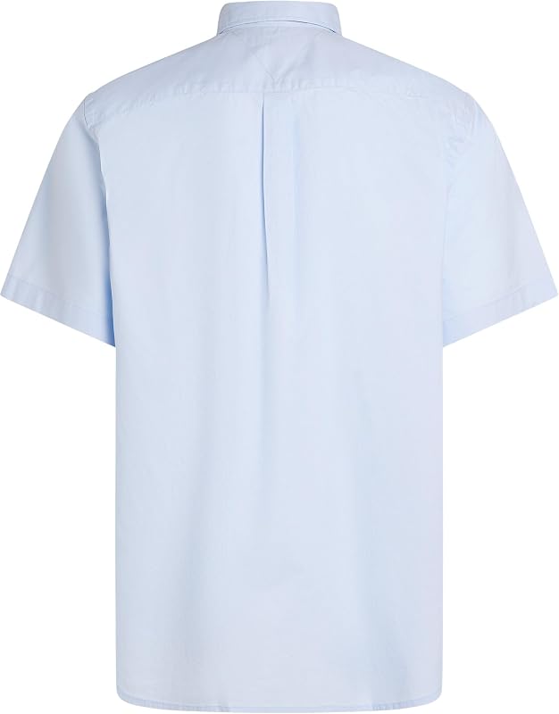 Chemise Homme Flex Poplin Solid Manches Courtes, Bleu (Sweet Blue), S — photo 5 sur 6