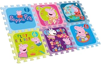Kids Peppa Pig Puzzle Mat EVA Rubber 90 