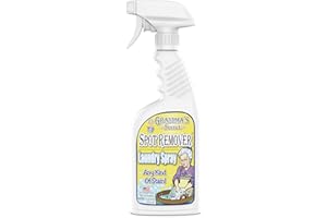 Grandma's Secret Spot Remover Laundry Spray - Chlorine, Bleach and Toxin-Free Stain Remover for Clothes - Fabric Stain Remove