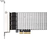 Gathukila 4 Port 2.5Gbps Gigabit Ethernet Network Card PCI-e Adapter RTL8125BG view 1